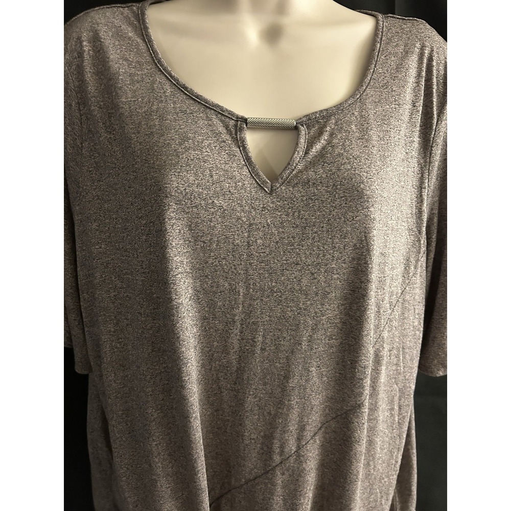 New Xxl Apt 9 Gray Bottom Gathered Top #1482*8 - Picture 7 of 8